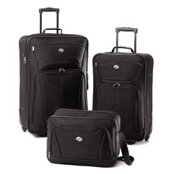 American Tourister Luggage Fieldbrook II 3 Piece Set, Black