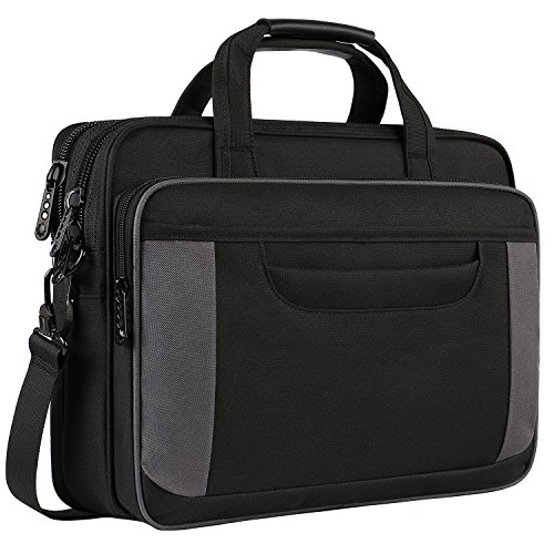 Ytonet Laptop Bag, 15 Inch Laptop Briefcase, Water Resistant Nylon ...