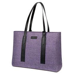 Utotebag Women Laptop Tote Bag, 15.6 Inch Notebook Ultrabook Shoulder Bag Lightweight Nylon Brie ...