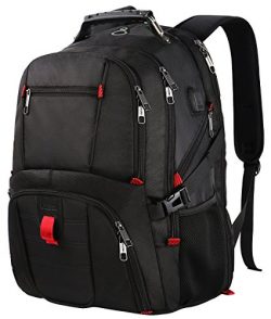 Extra Large Backpack,TSA Friendly Durable Travel Computer Backpack with USB Charging Port/Headph ...