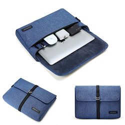 BAGSMART Portable Slim Laptop Sleeve Briefcase Travel Electronics Case & Laptop Bag