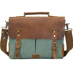 Messenger Bag Men Satchel for men and women Wowbox 13″(L)x10.5″(H) x 4.1″(W) Green