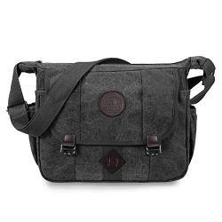 Messenger Bag, LOSMILE Vintage Shoulder Bag Canvas Crossbody School Bag for Men