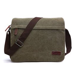 Messenger Bag, LOSMILE Laptop Shoulder Bag Vintage Canvas Crossbody Bags For Men