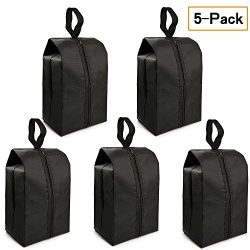 Travel Shoe Bags Set of 5 14.8”x7” Portable Shoe Tote Bags with Multi-purpose Travel Accessories ...