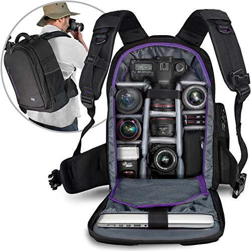 DSLR Camera Backpack Bag by Altura Photo for Camera, Lenses, Laptop ...