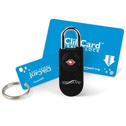 Smooth Trip TSA Approved ClikCard Luggage Lock (Black)