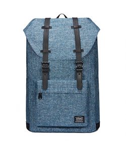 Lightweight Outdoor Backpack, KAUKKO Travel Casual Rucksack Laptop Daypack for 15″ (Linen  ...