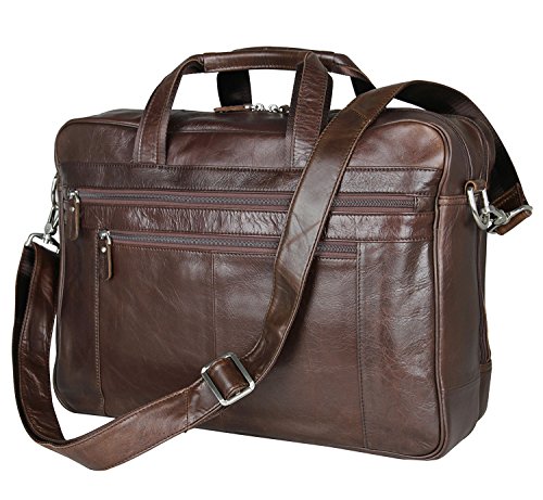 Laptop Bags, Berchirly Genuine Leather Work Office Brifecase Business ...