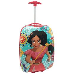 Disney Girls’ Elena Hard Shell Luggage, Red