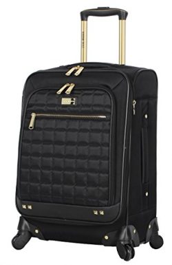 Steve Madden Luggage Carry On 20″ Expandable Softside Suitcase With Spinner Wheels (Cubica ...