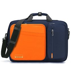 Convertible Laptop Bag Backpack,SOCKO Multi-functional Water Resistant Messenger Bag Briefcase B ...