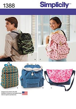 Simplicity Creative Patterns 1388 Backpacks and Messenger Bag