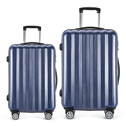 Luggage 2 Piece Expandable Set Hardshell Spinner Suitcase - LuggageBee ...