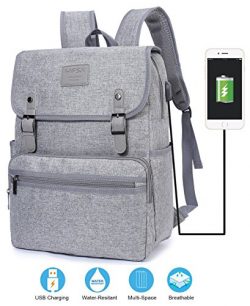 Laptop Backpack Men Women Business Travel Computer Backpack School College Bookbag Stylish Water ...