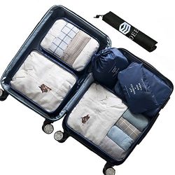 OEE 7 pcs Luggage Packing Organizers Packing Cubes Set for Travel