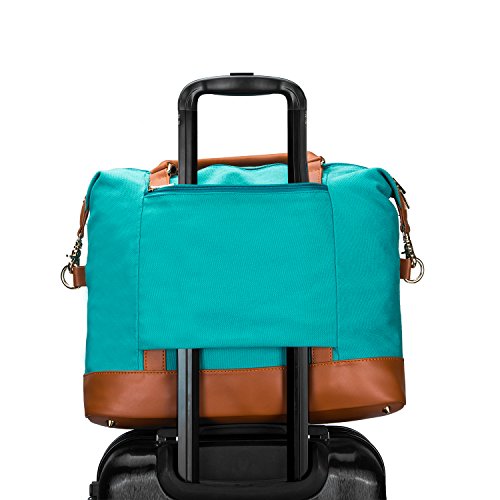 CAMTOP Women Ladies Weekender Travel Bag Canvas Overnight Carry-on ...