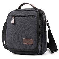 XINCADA Mens Bag Messenger Bag Canvas Shoulder Bags Travel Bag Man Purse Crossbody Bags for Work ...