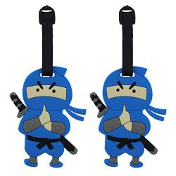 Ninja Boy Tags Cute Suitcase Labels (Set of 2)