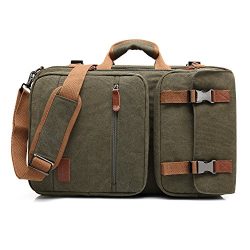 CoolBELL Convertible Briefcase Backpack Messenger Bag Shoulder Bag Laptop Case Business Briefcas ...