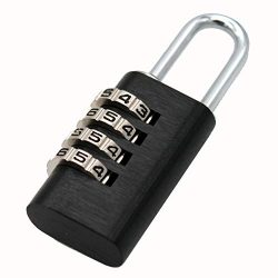 4 Digit Combination Steel padlocks – Approved Travel Lock For Suitcases & Baggage