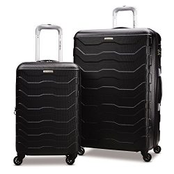 Samsonite Tread Lite Lightweight Hardside Set (20″/28″), Only at Amazon, Black