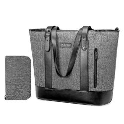 UtoteBag 15.6 Inch Women Laptop Tote Bag Classic Shoulder Bag for Notebook Ultrabook Handle Adju ...