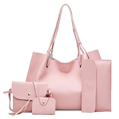 Clearance Sale! Women Handbag Fashion Four Sets Bag Leather Handbags ...