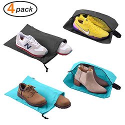 Shoe Bags for Travel Accessories Men & Women Large Shoe Bag with Drawstring and Zipper for S ...