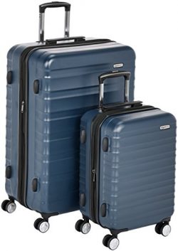 AmazonBasics Premium Hardside Spinner Luggage with Built-In TSA Lock – 2-Piece Set (20R ...