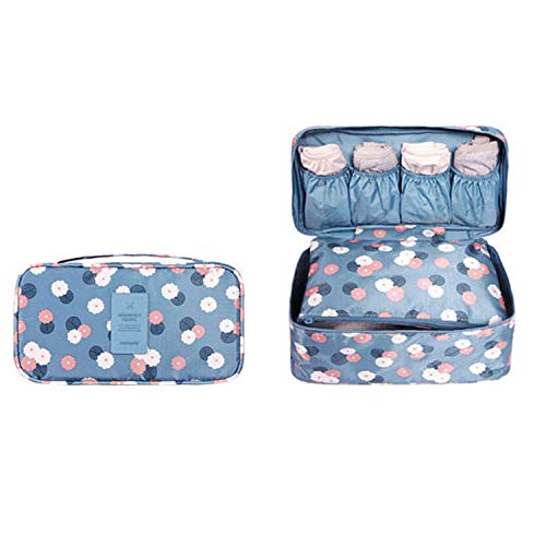 Bra Underwear Travel Compartment Lightweight Cosmetic Bag Packing ...