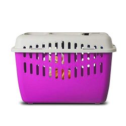 Marchioro Binny Basic Top Load Pet Carrier, Ideal for Cats, Small Puppies, Rabbits, and Birds (P ...