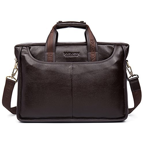BOSTANTEN Leather Briefcase Handbag Messenger Business Bags for Men ...