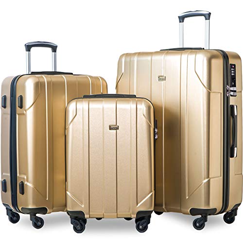 merax travelhouse aluminum frame hard shell luggage tsa approved suitcase