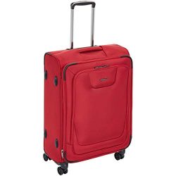 AmazonBasics Expandable Softside Spinner Luggage Suitcase With TSA Lock And Wheels – 25 In ...